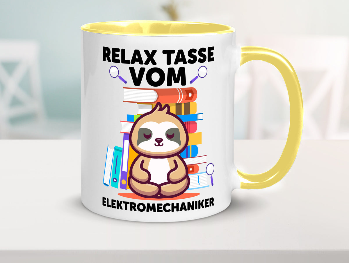 Relax Tasse: Elektromechaniker | Mechaniker Geschenk Humor Geschenkidee
