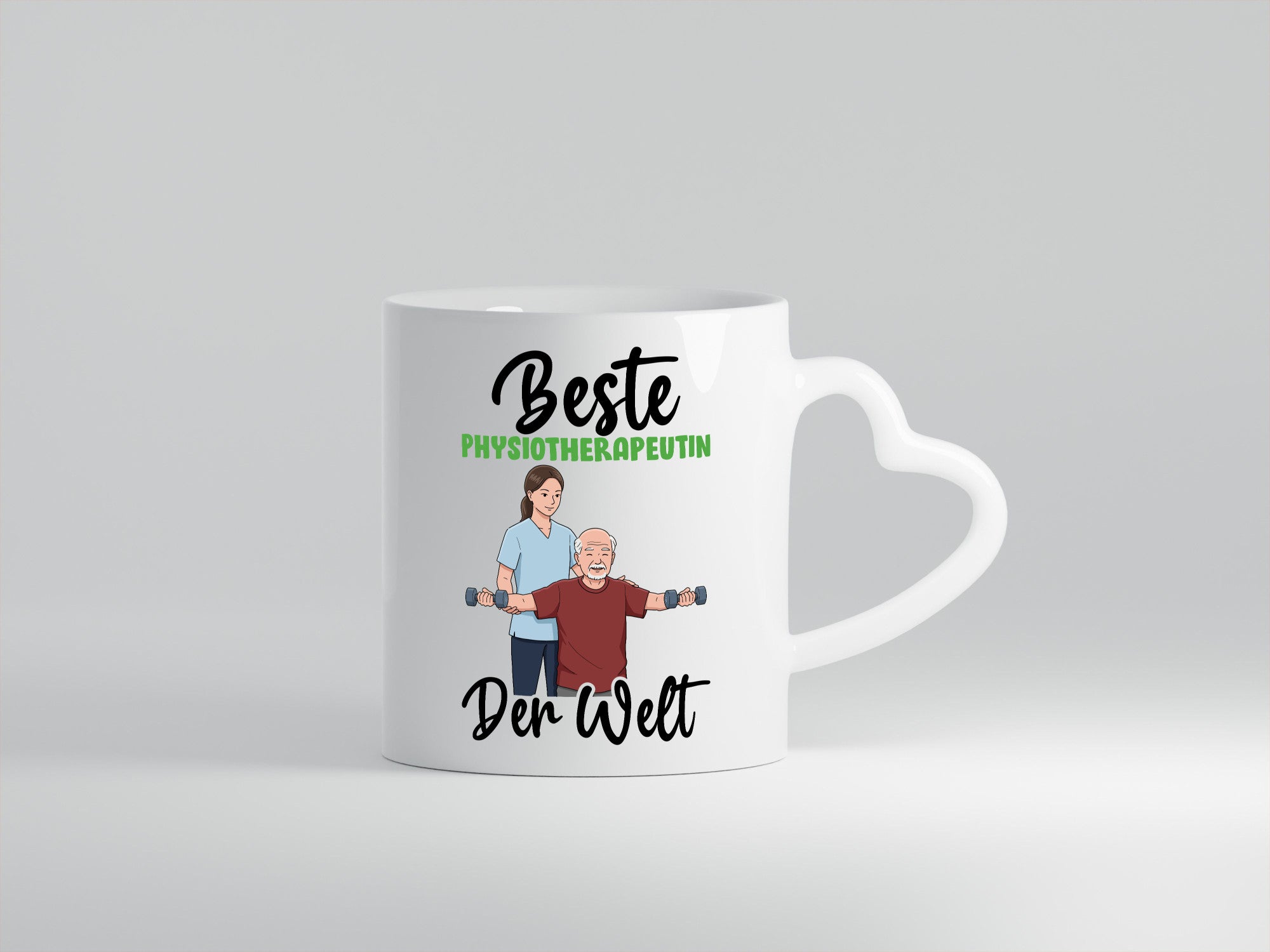 Beste Physiotherapeutin v3 lustig Humor Geschenkidee Geschenk Tasse