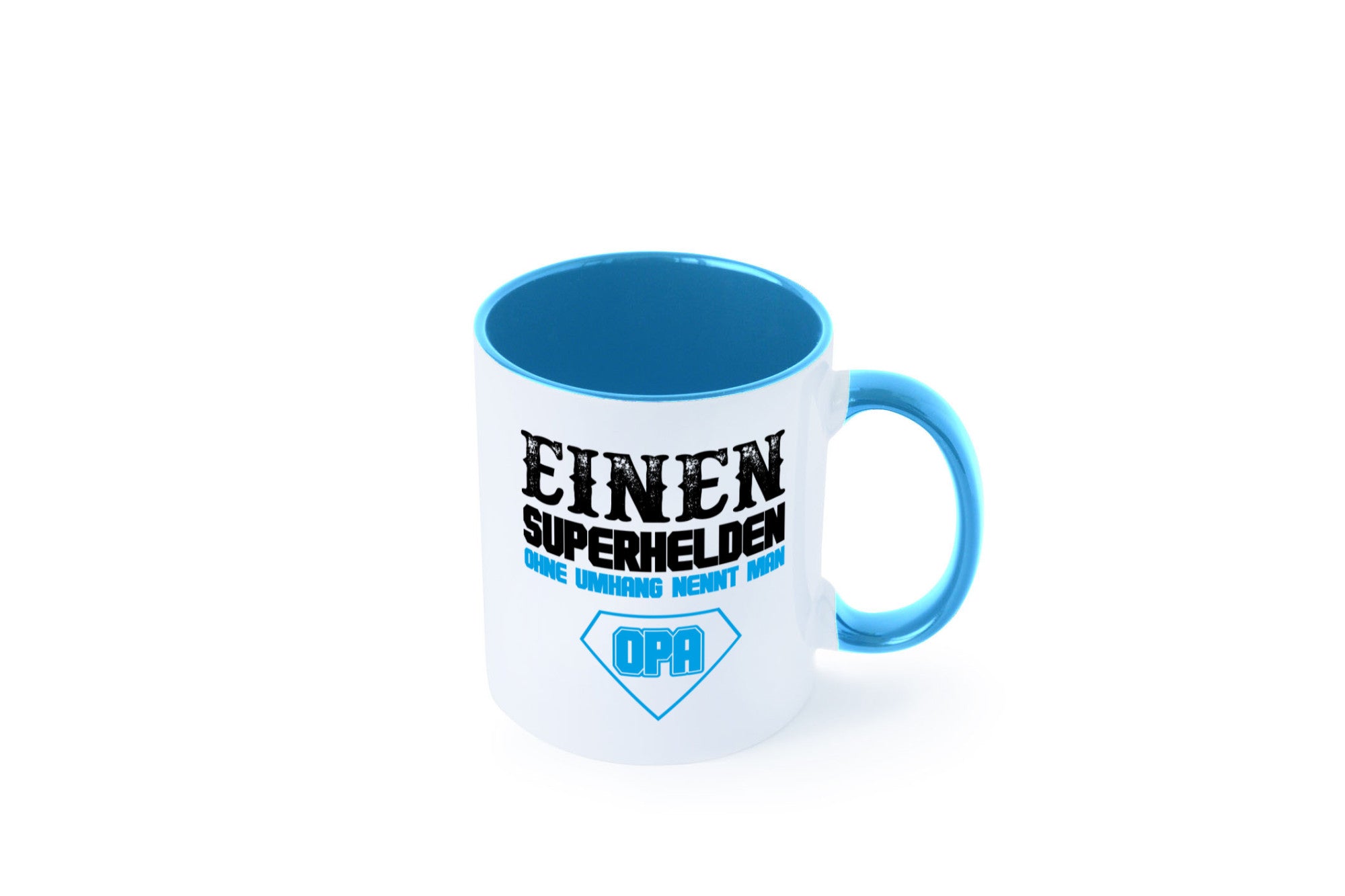 Superheld Opa Geschenk Familie Geschenkidee lustiger Spruch Tasse