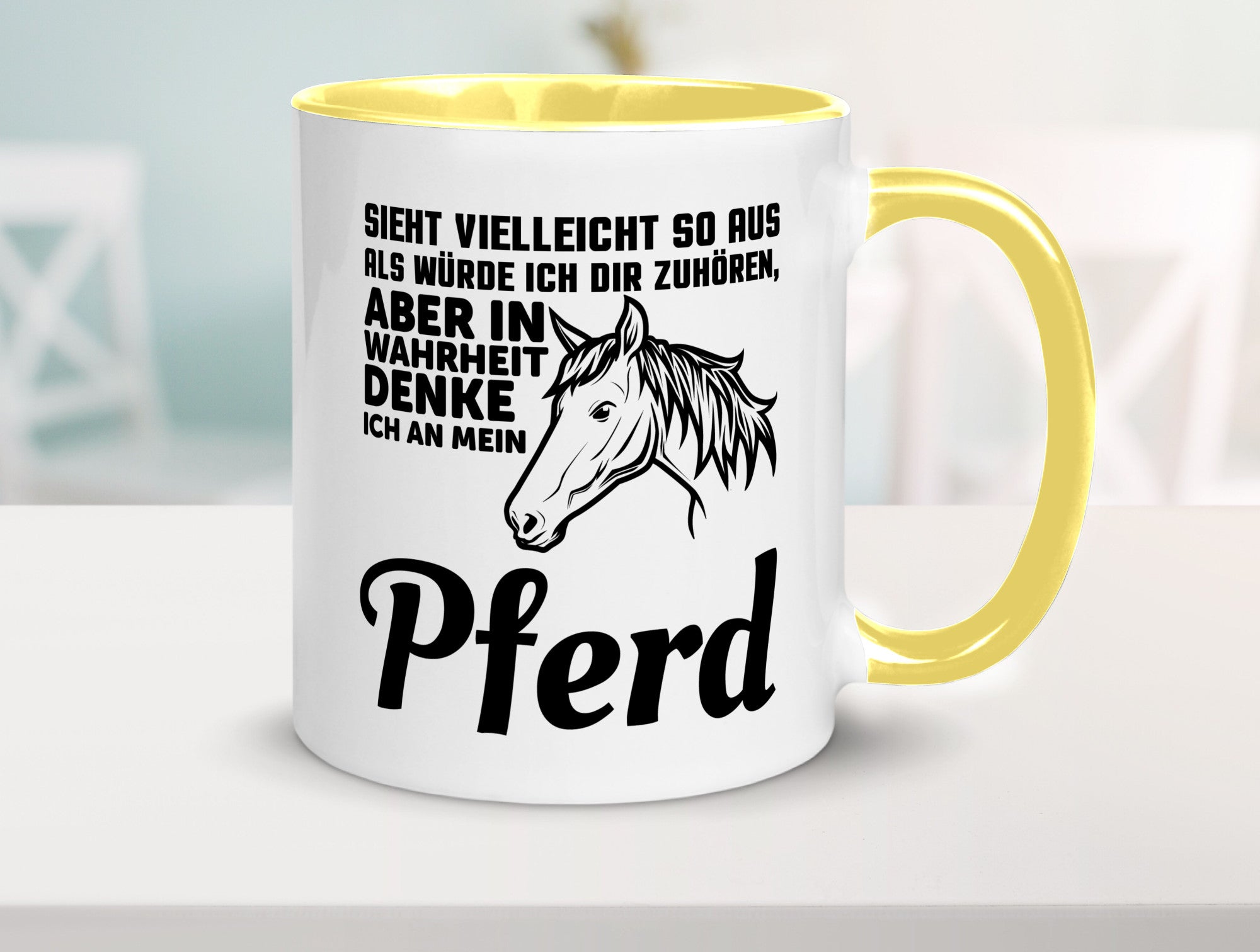 Pferde Spruch | Reiterin Tasse Pferdesport Reiten Humor Geschenkidee