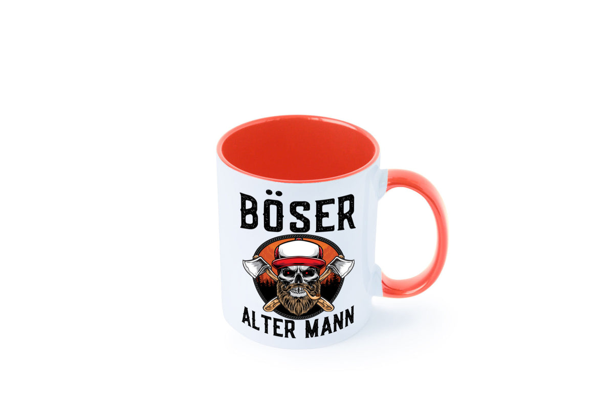 Böser alter Mann Humor Geschenkidee Tasse