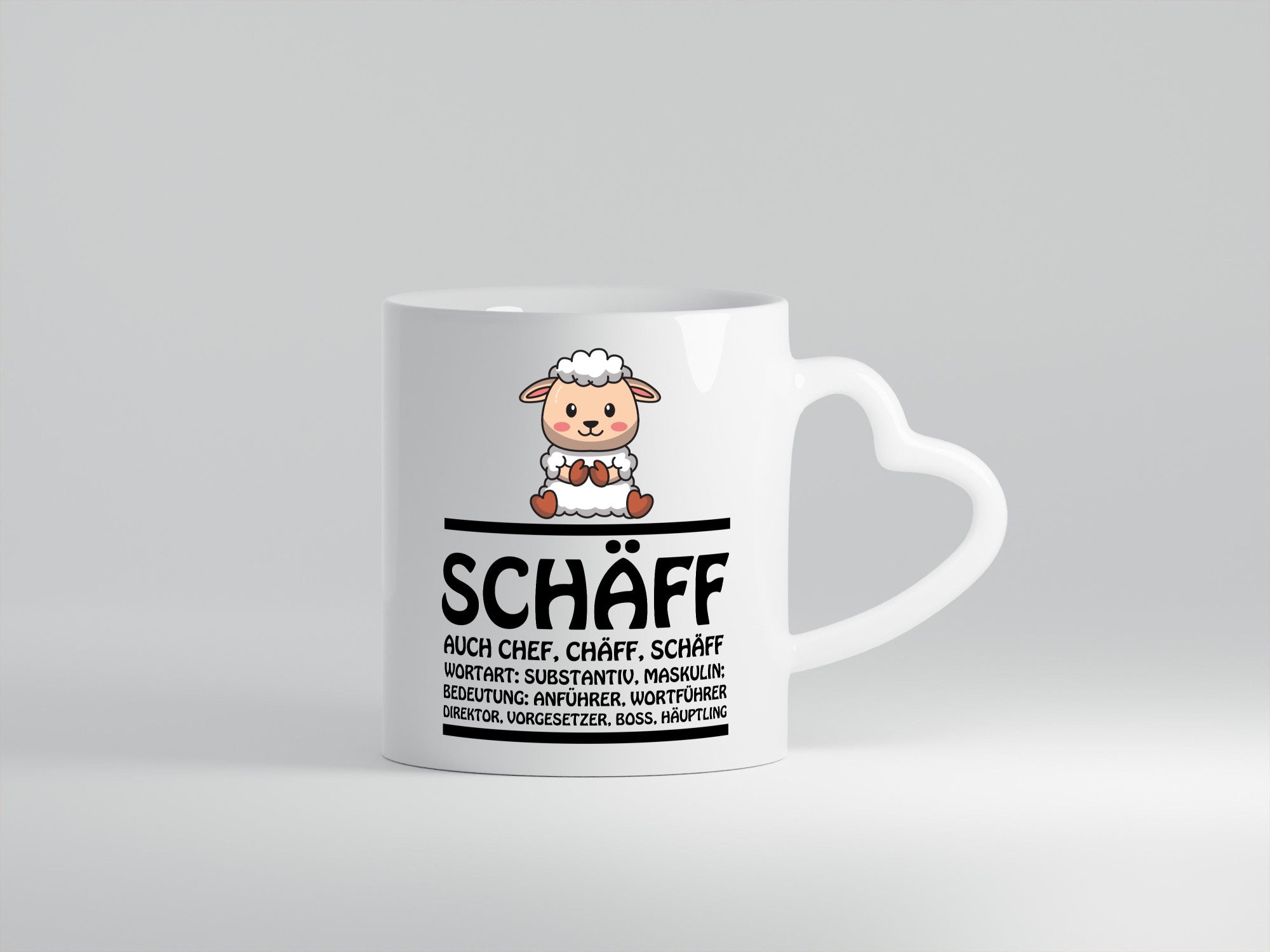 Schaff ? Chef Tasse Geschenk Arbeit Kollegen Büro lustiger Spruch