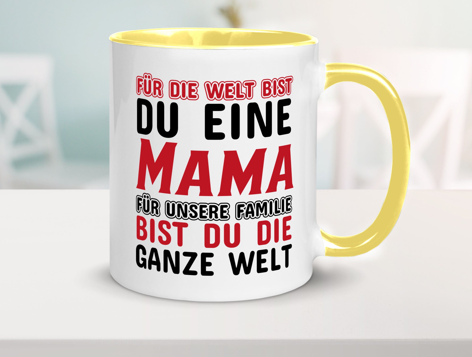 Beste mama der Welt lustiger Spruch Geschenk Familie Geschenkidee Tasse