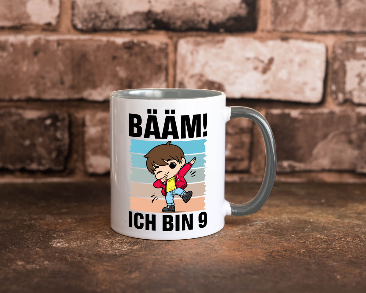 9. Geburtstag | Ich bin 9 Jahre Bäääm Dabbing Kind lustig Geschenkidee Geschenk Tasse