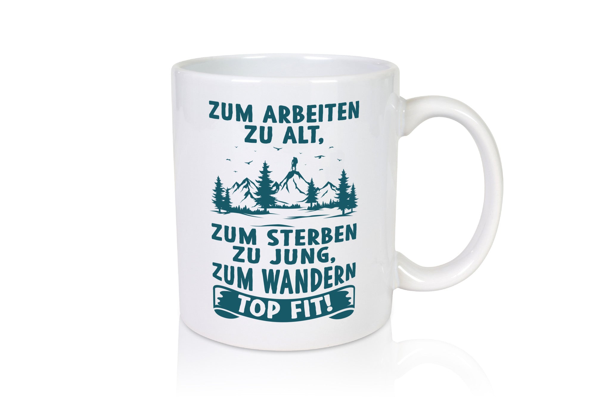 Arbeiten zu alt, Sterben jung, Wandern topfit | Berge lustig Arbeit Kollegen