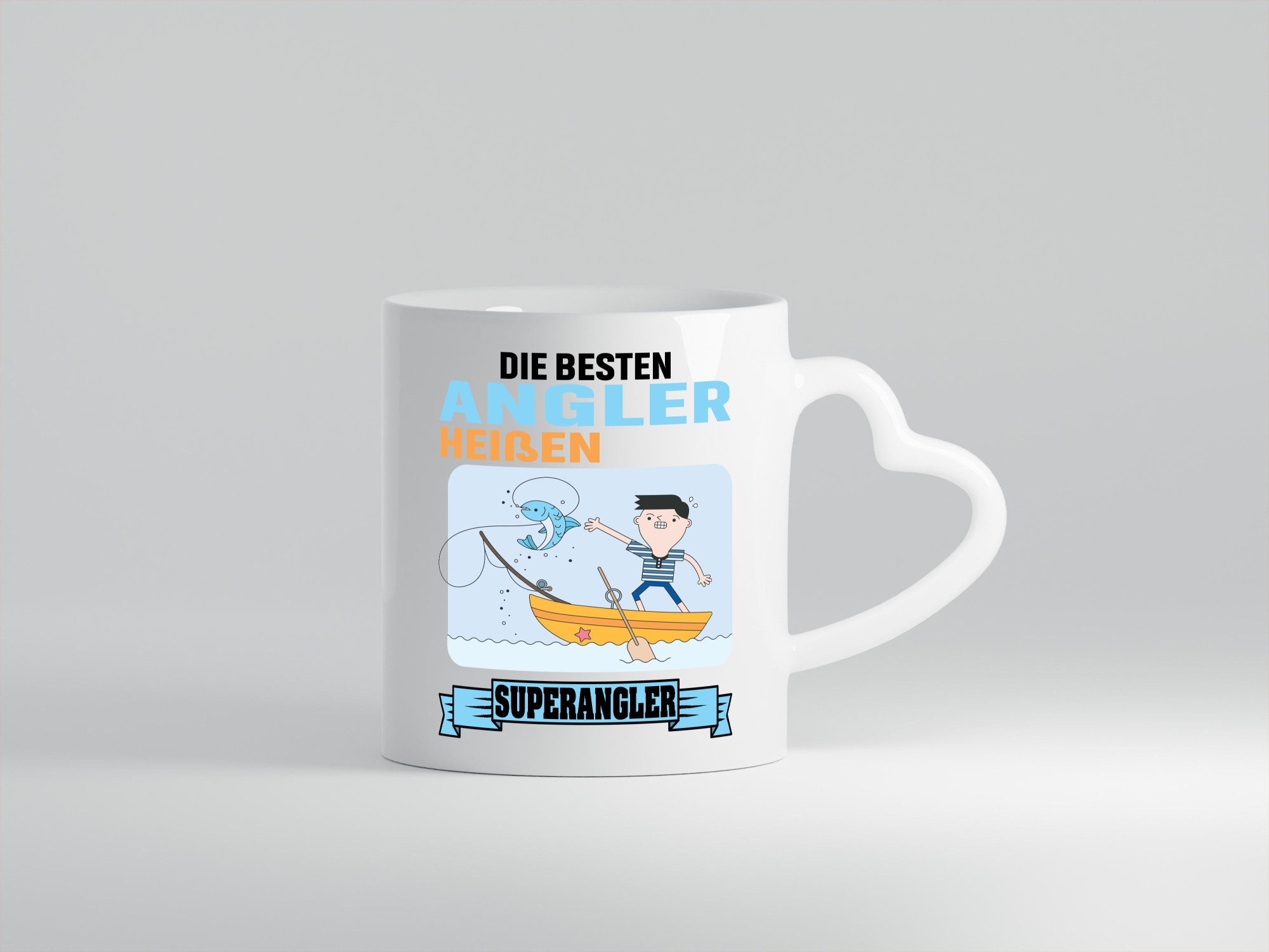 Die besten Angler heißen Superangler Geschenk Humor Geschenkidee lustiger