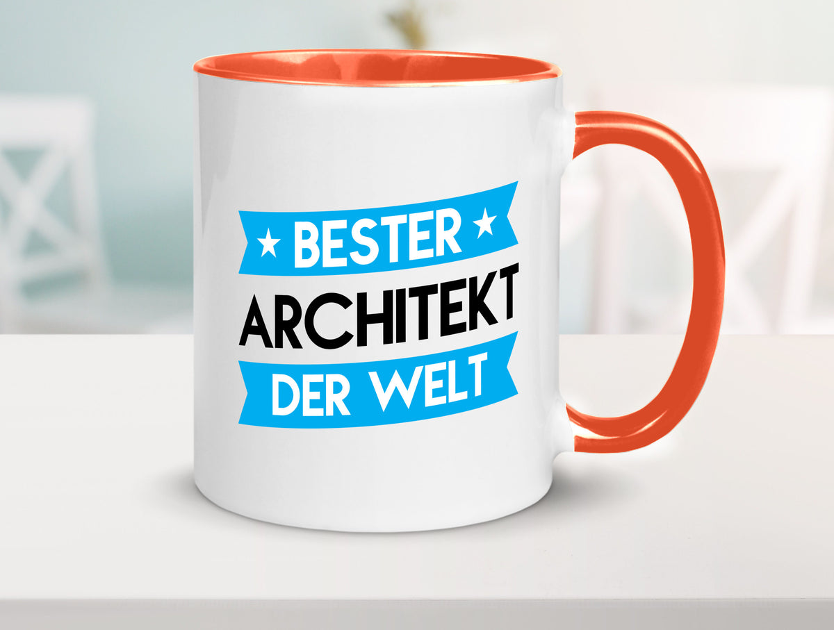 Bester Architekt | Architektur Büro Geschenk Arbeit Kollegen lustiger Spruch Tasse