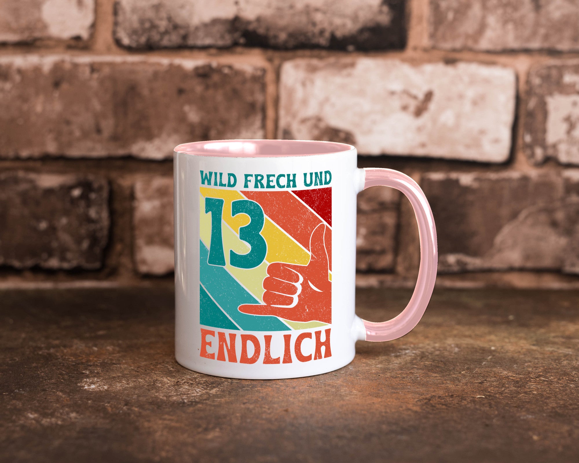13. Geburtstag | 13 Jahre Wild und Frech Humor Geschenkidee Tasse