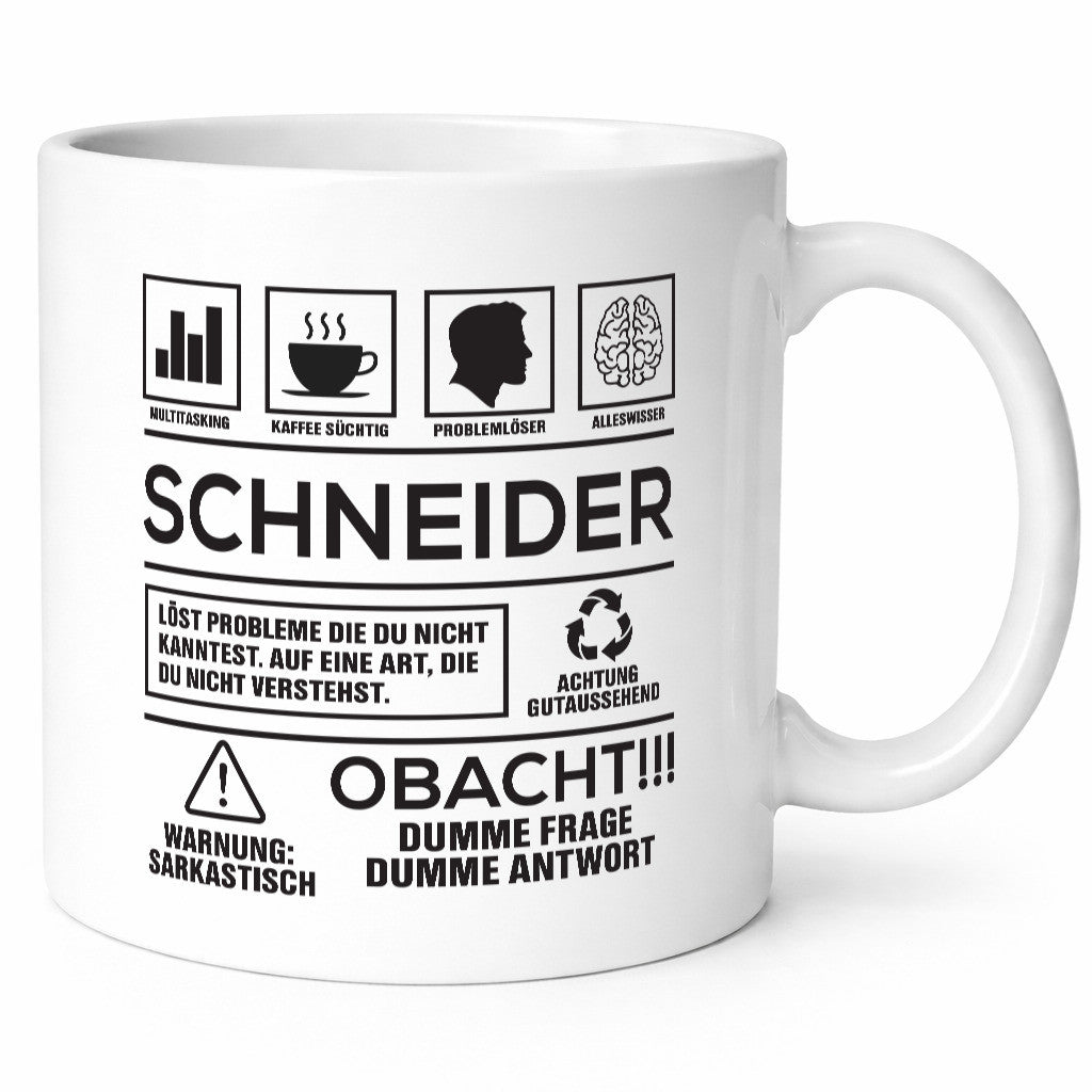 Achtung Probleme Schneider | Beruf Schneiderei Geschenkidee Arbeit Kollegen