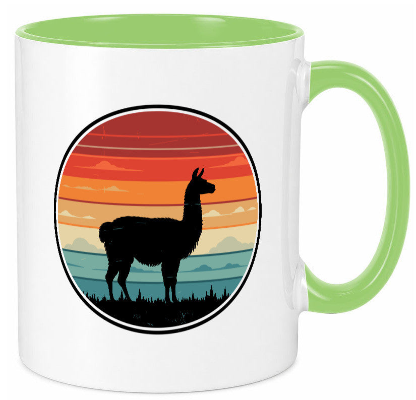 Lama | Alpaka Vintage Humor Geschenkidee Tasse