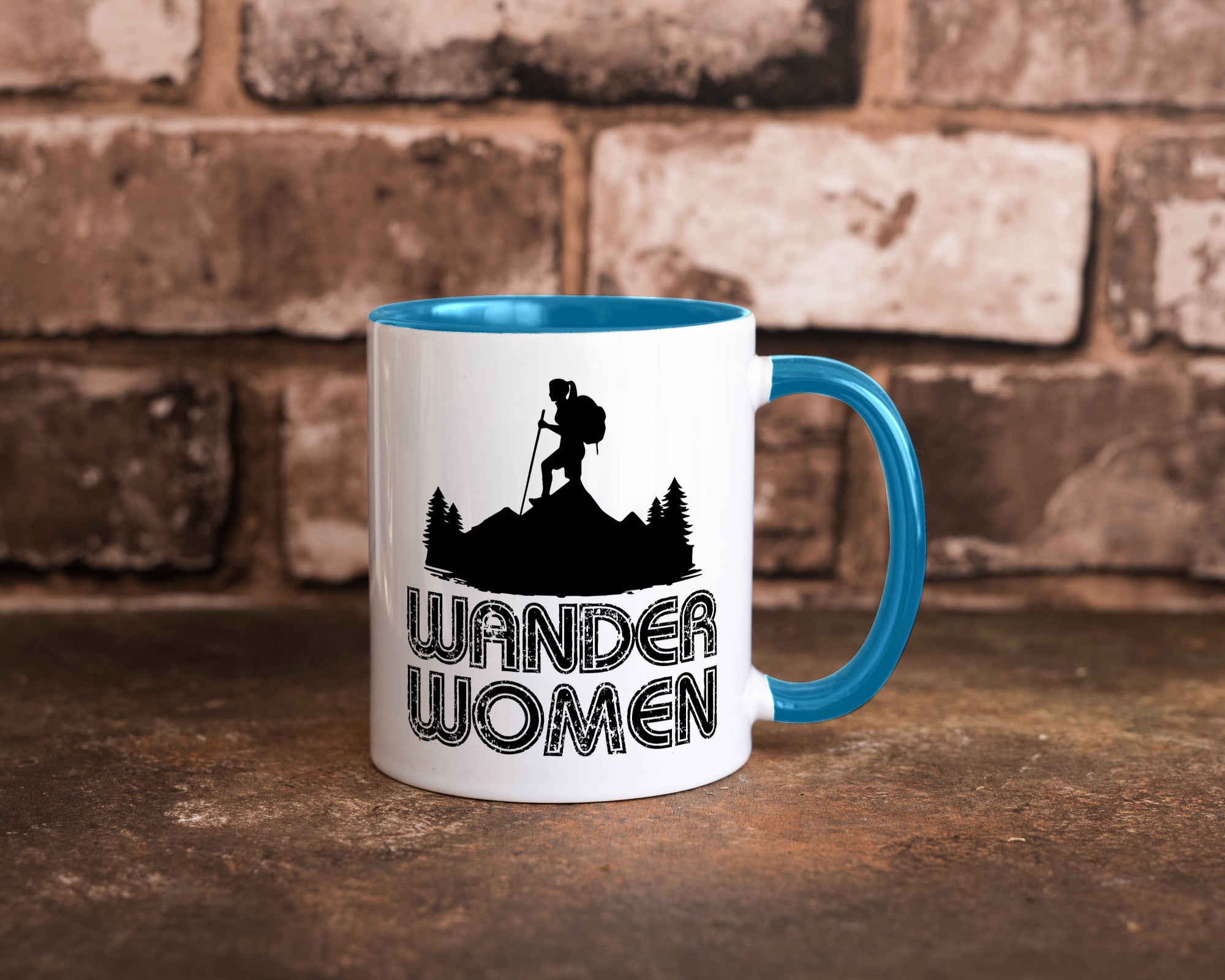 Wander Woman | Wandern Berge Geschenk Familie Geschenkidee lustiger Spruch Tasse