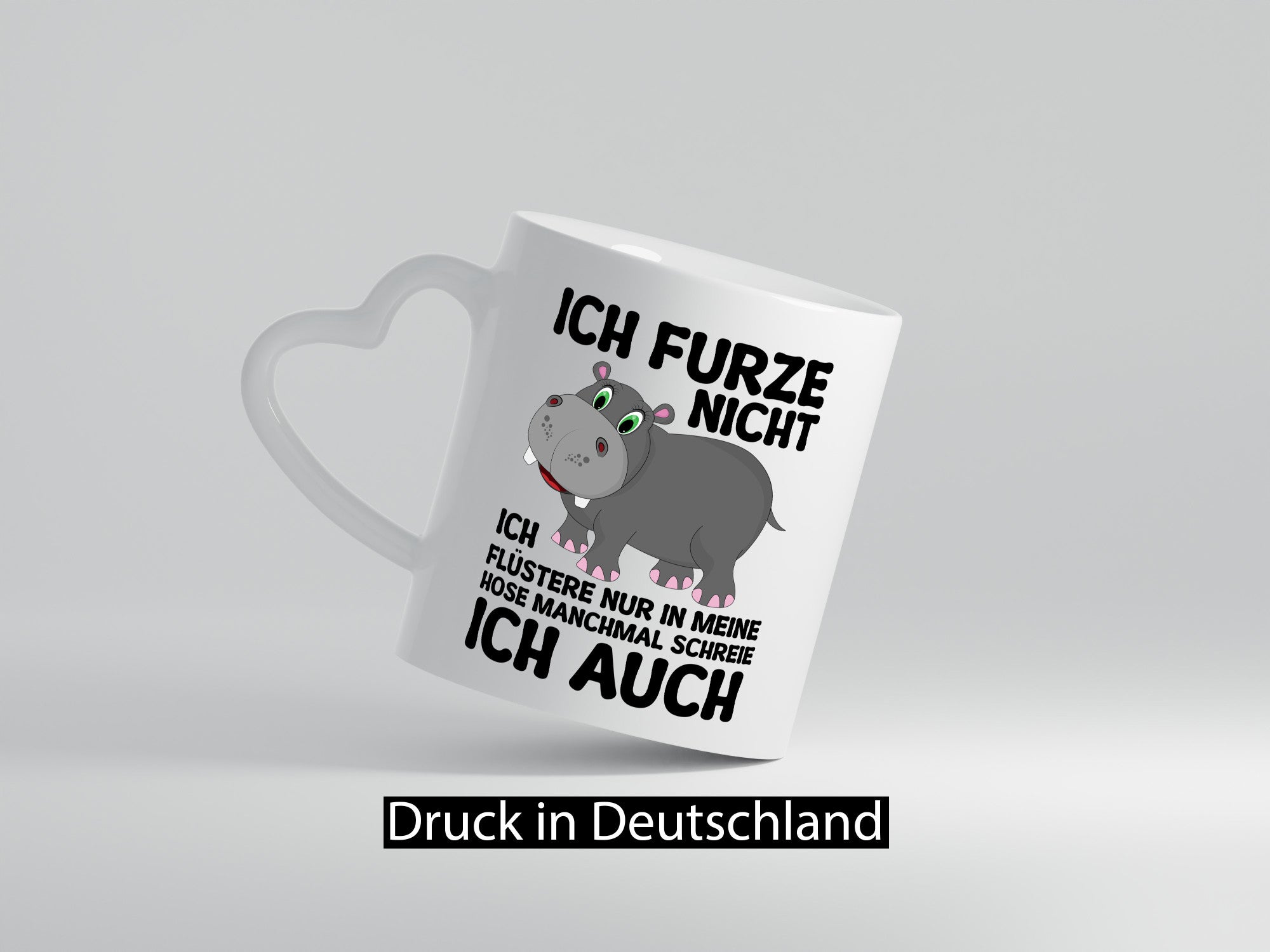 Ich furze nicht | furznilpferd v2 Humor Geschenkidee Tasse