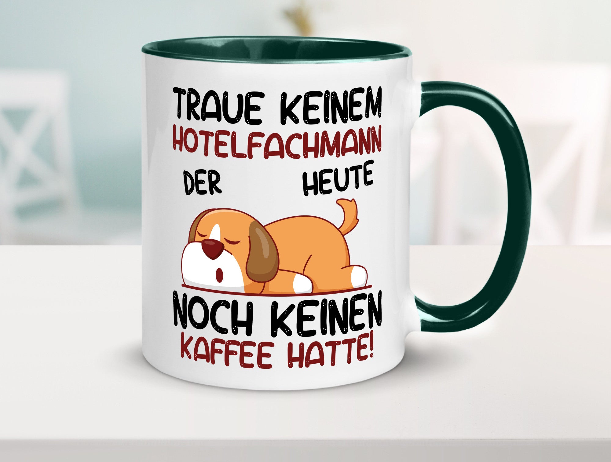 Traue keinem Hotelfachmann |Hotel lustig Humor Geschenkidee Geschenk Tasse