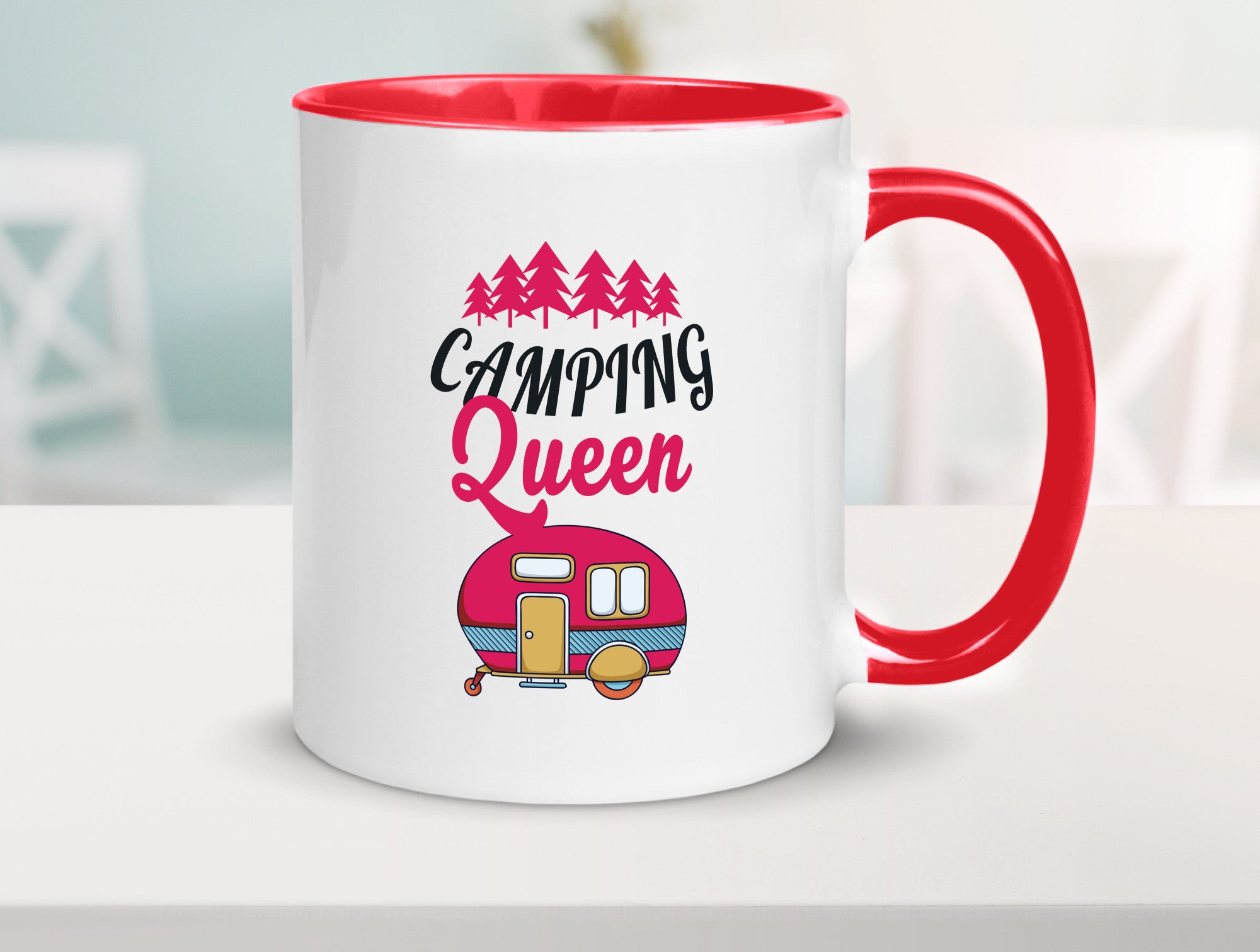 Camping Queen | Natur Lagerfeuer Geschenk Humor Geschenkidee lustiger Spruch