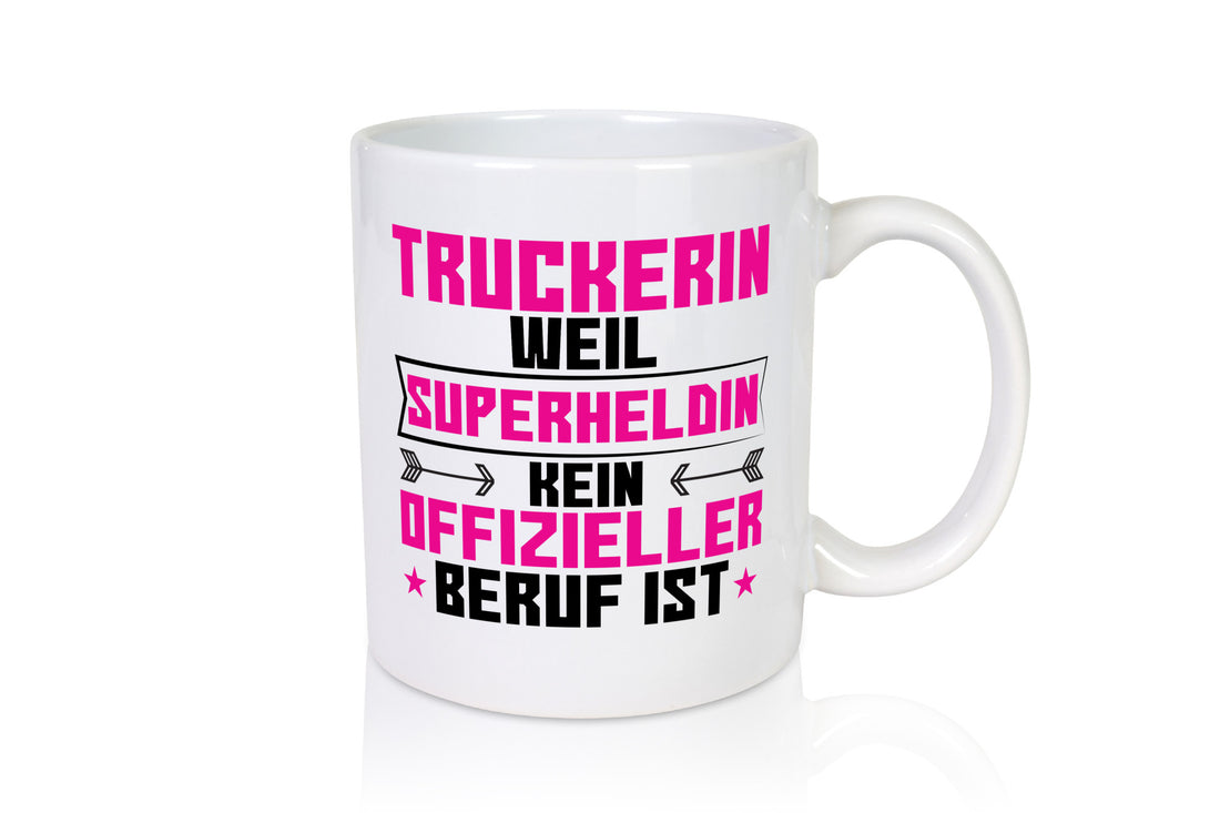 Superheldin Truckerin | LKW Fahrerin lustiger Spruch Geschenk Humor