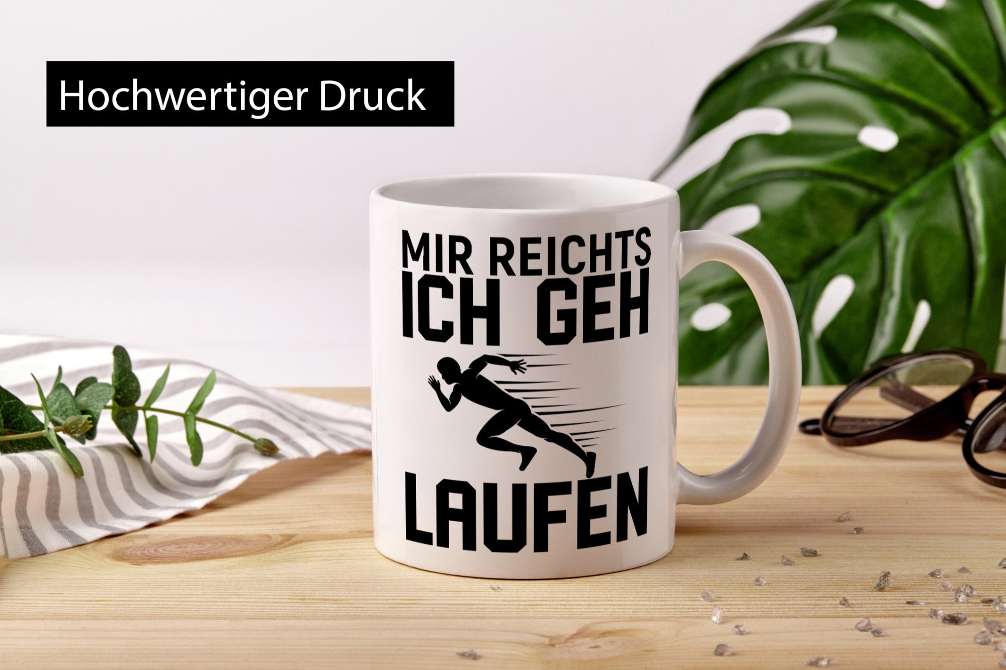 Ich geh laufen | Läufer Tasse Jogging Jogger Geschenk Humor Geschenkidee