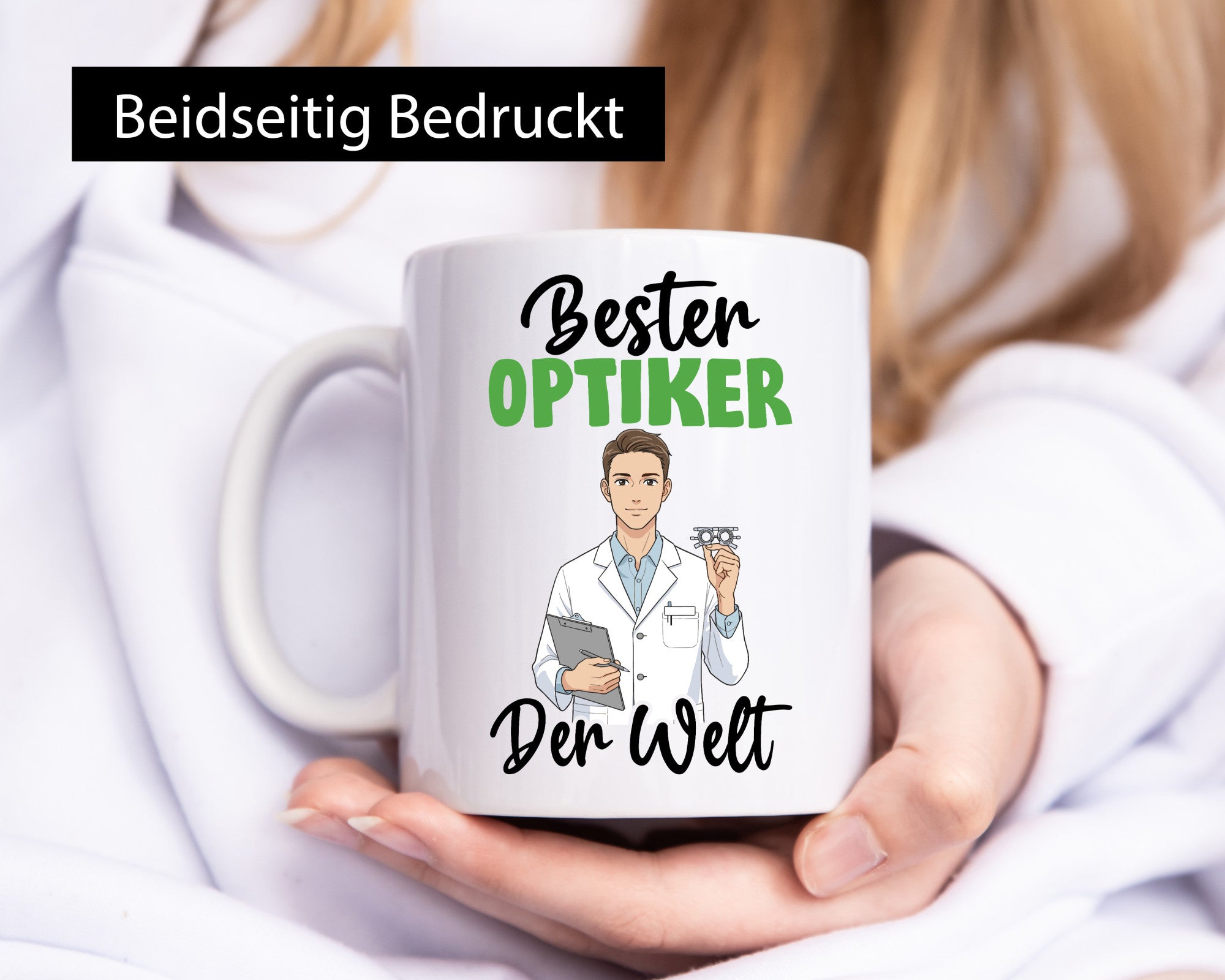 Bester Optiker | Augenoptiker v2 Geschenkidee Humor Tasse