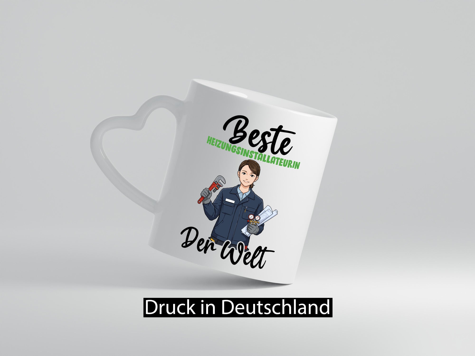 Beste Heizungsinstallateurin | Heizung v2 lustiger Spruch Geschenk Humor
