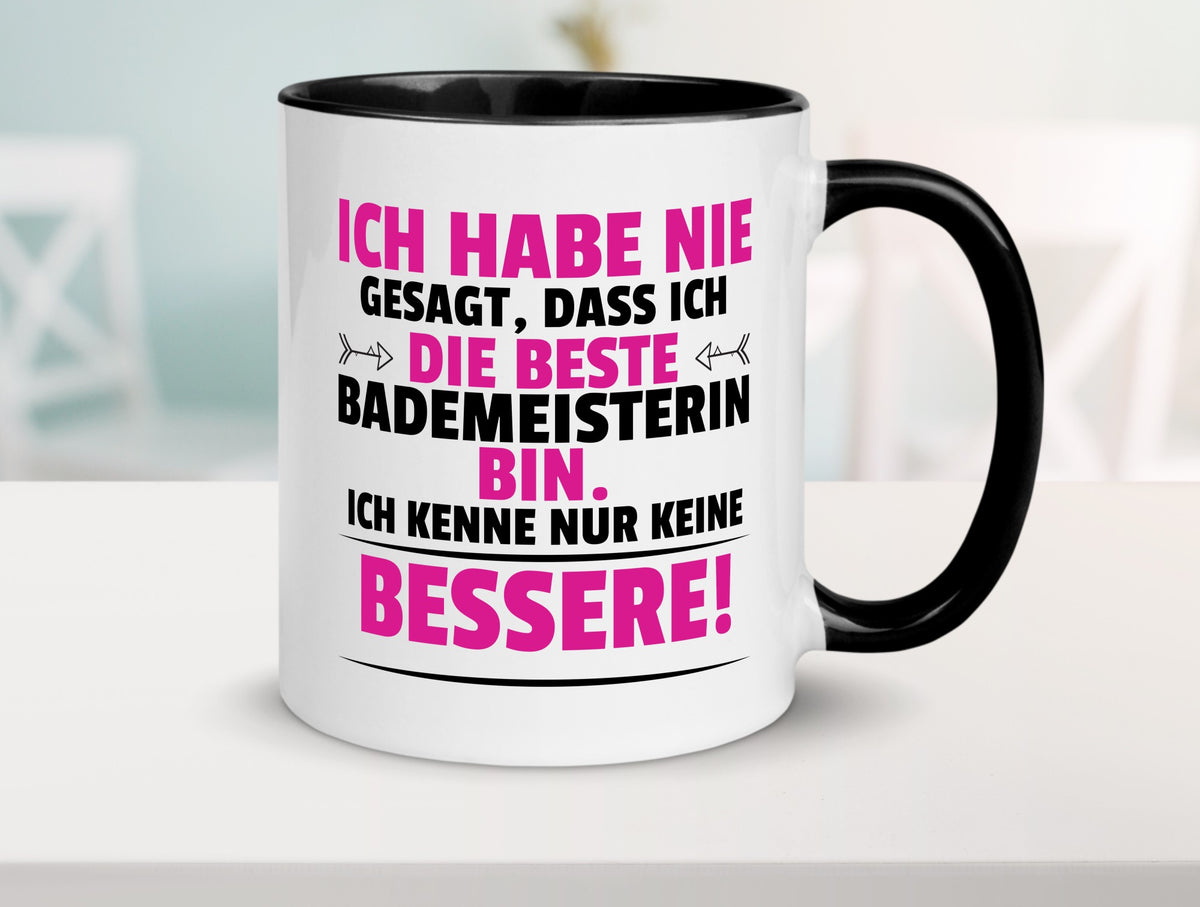 Die Beste Bademeisterin | Schwimmmeisterin Geschenkidee Humor Tasse