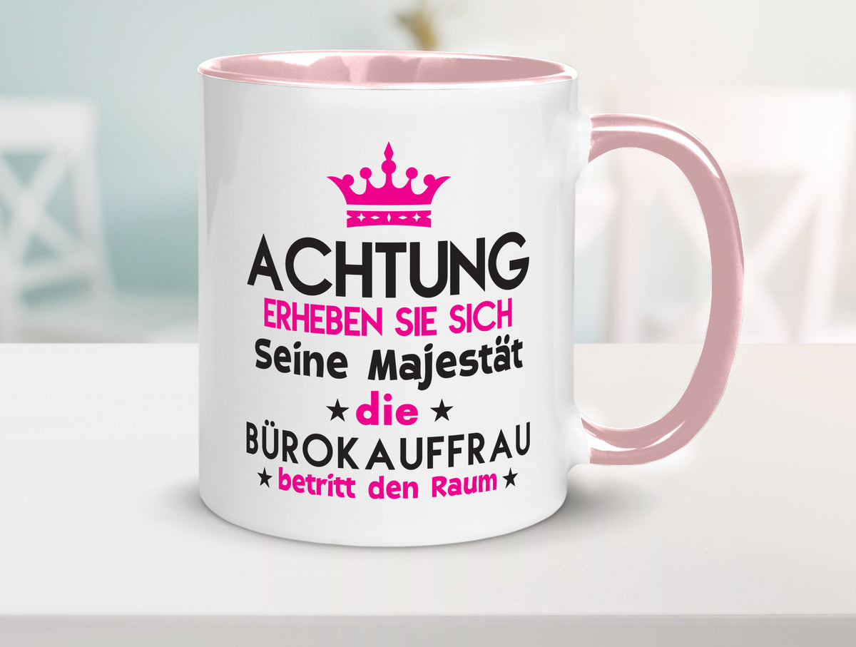 Seine Majestät Bürokauffrau | Kauffrau Geschenk Arbeit Kollegen Büro lustiger Tasse