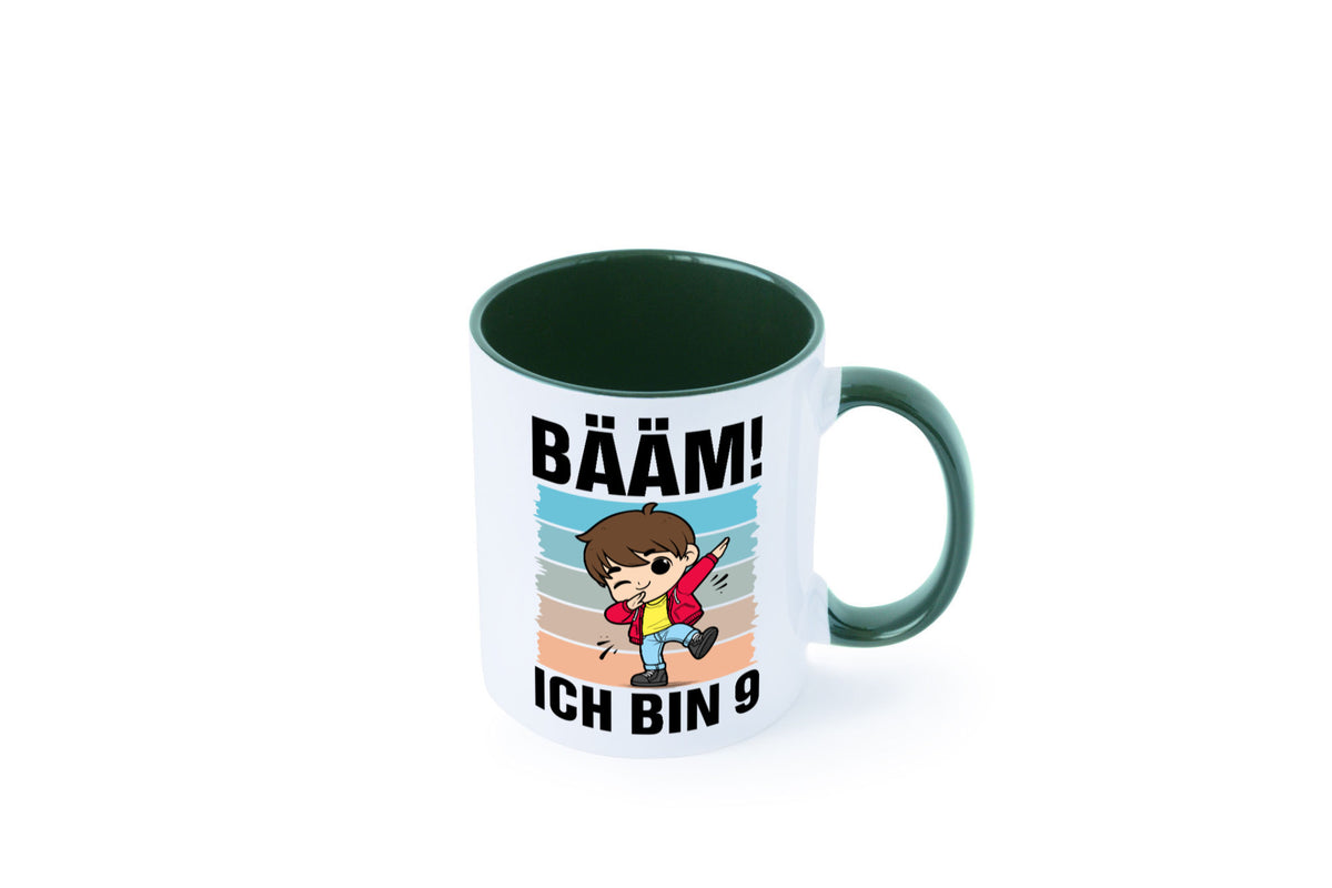 9. Geburtstag | Ich bin 9 Jahre Bäääm Dabbing Kind lustig Geschenkidee Geschenk Tasse