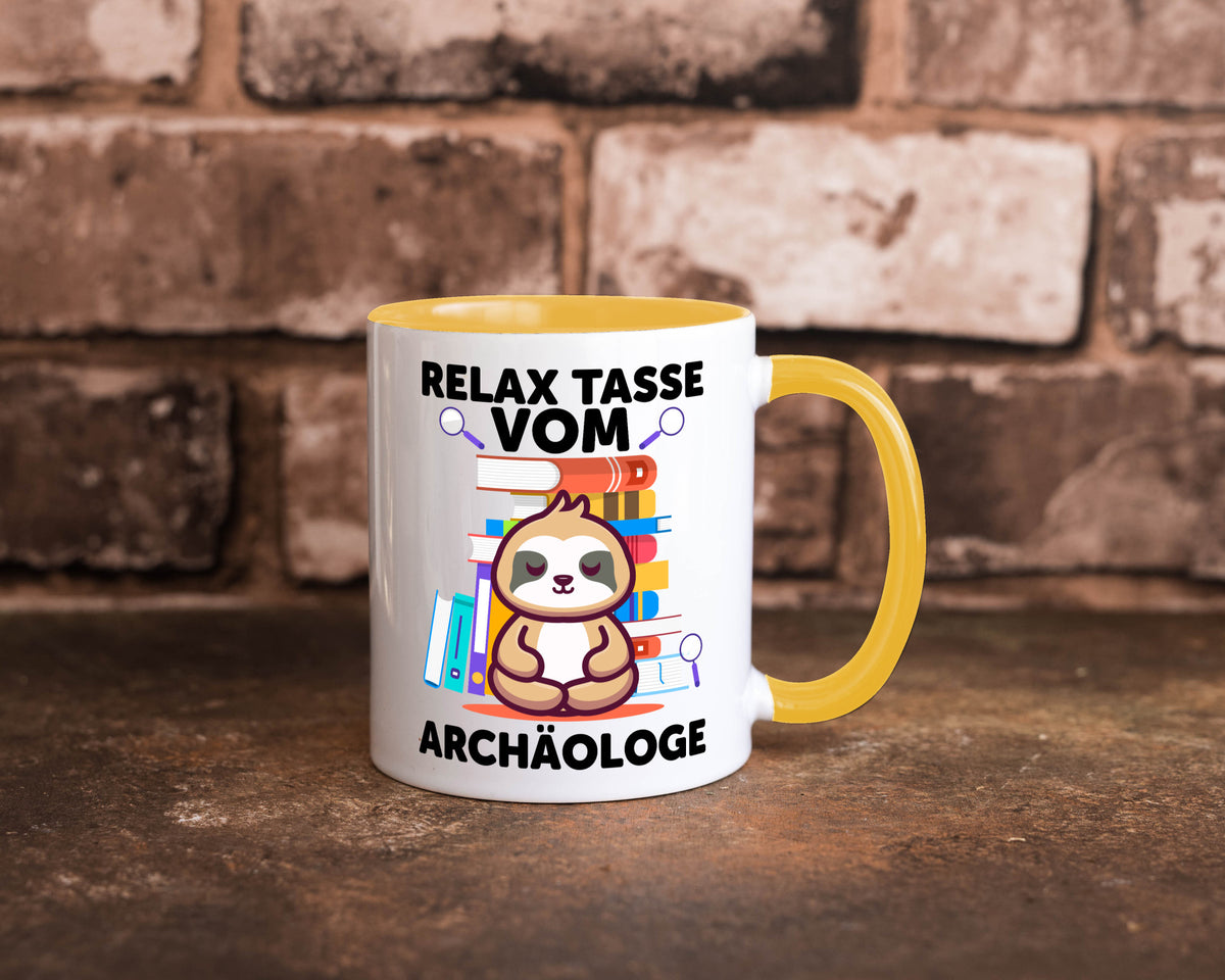 Relax Tasse: Archäologe | Archäologie Forscher lustig Humor Geschenkidee
