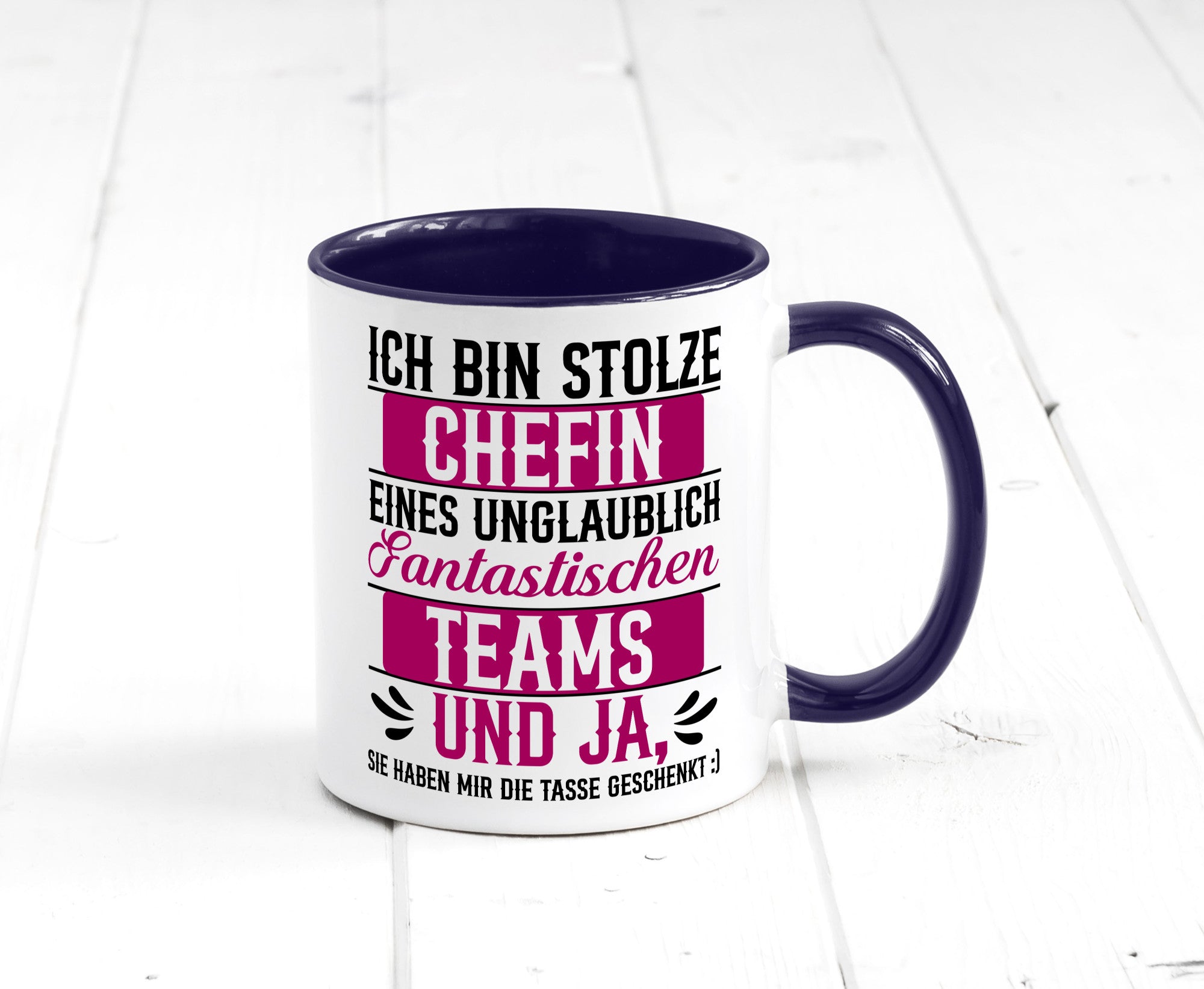 Stolze Chefin | Tolles Team Mitarbeiter lustig Arbeit Kollegen Büro Geschenk