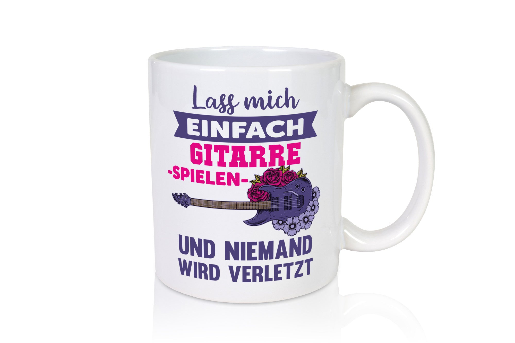 Lass mich Gitarre spielen und niemand wird verletzt lustig Humor Geschenkidee