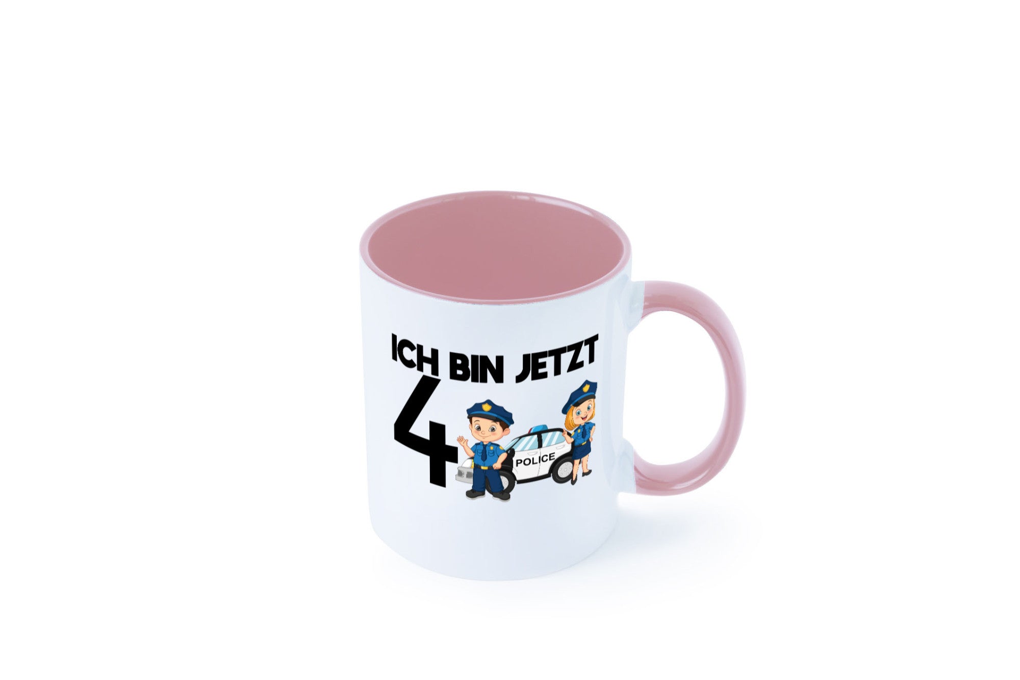 Ich bin jetzt 4 | Polizei 4. Geburtstag Jähriger Geschenk Geschenkidee lustiger