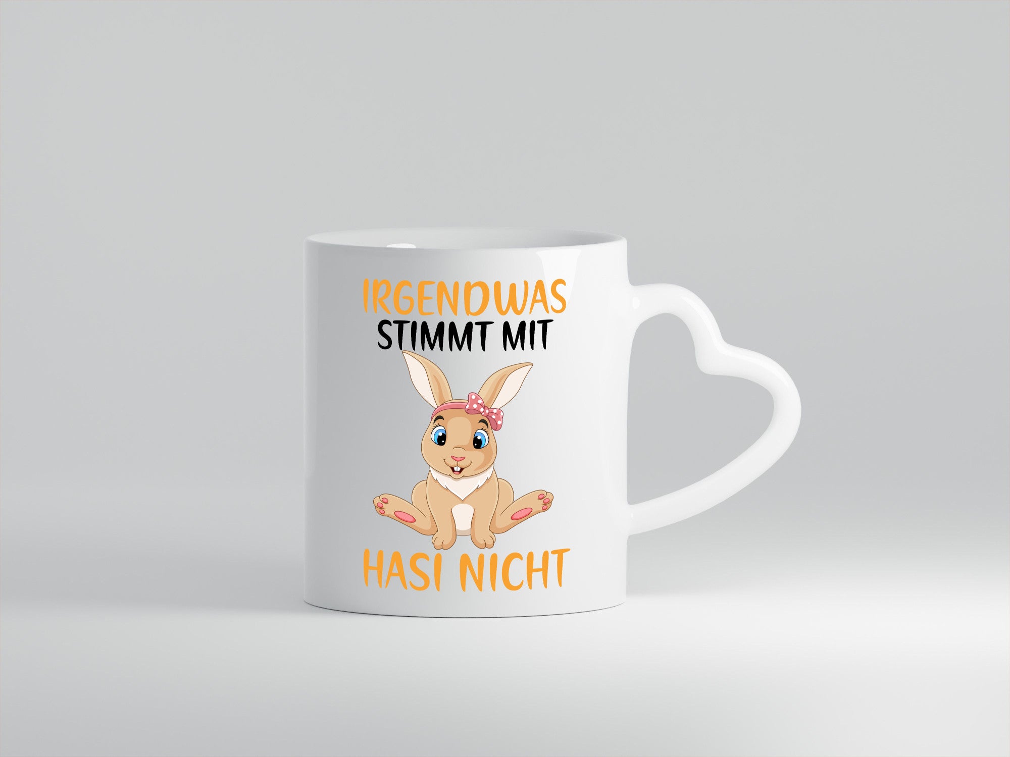Irgendwas stimmt mit Hasi nicht | Klopapier Hase Maske Humor Familie