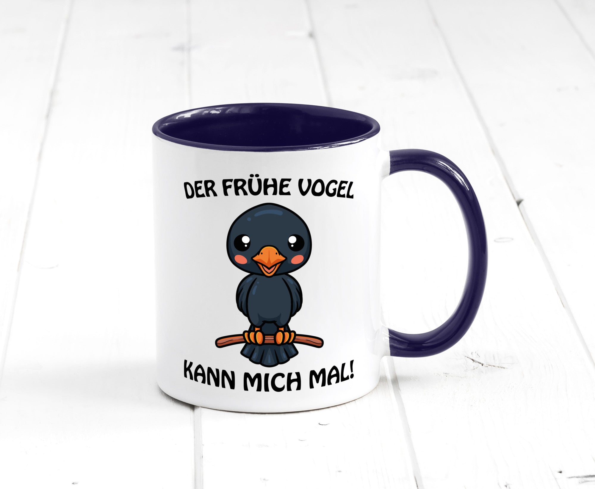 Der Frühe Vogel Humor Geschenkidee Tasse