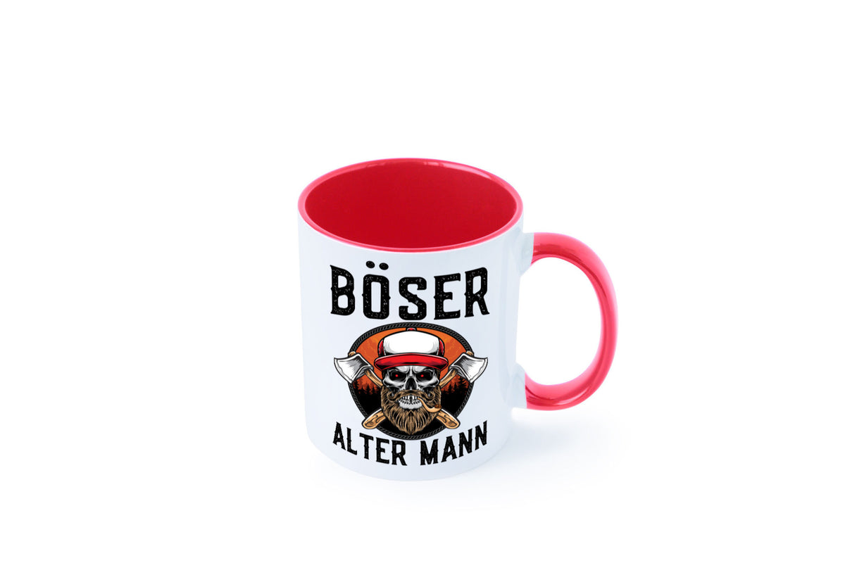 Böser alter Mann Humor Geschenkidee Tasse