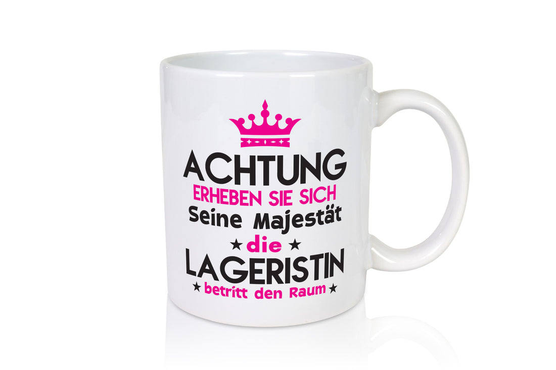 Seine Majestät Lageristin | Beruf Lager Arbeiterin lustig Arbeit Kollegen Büro