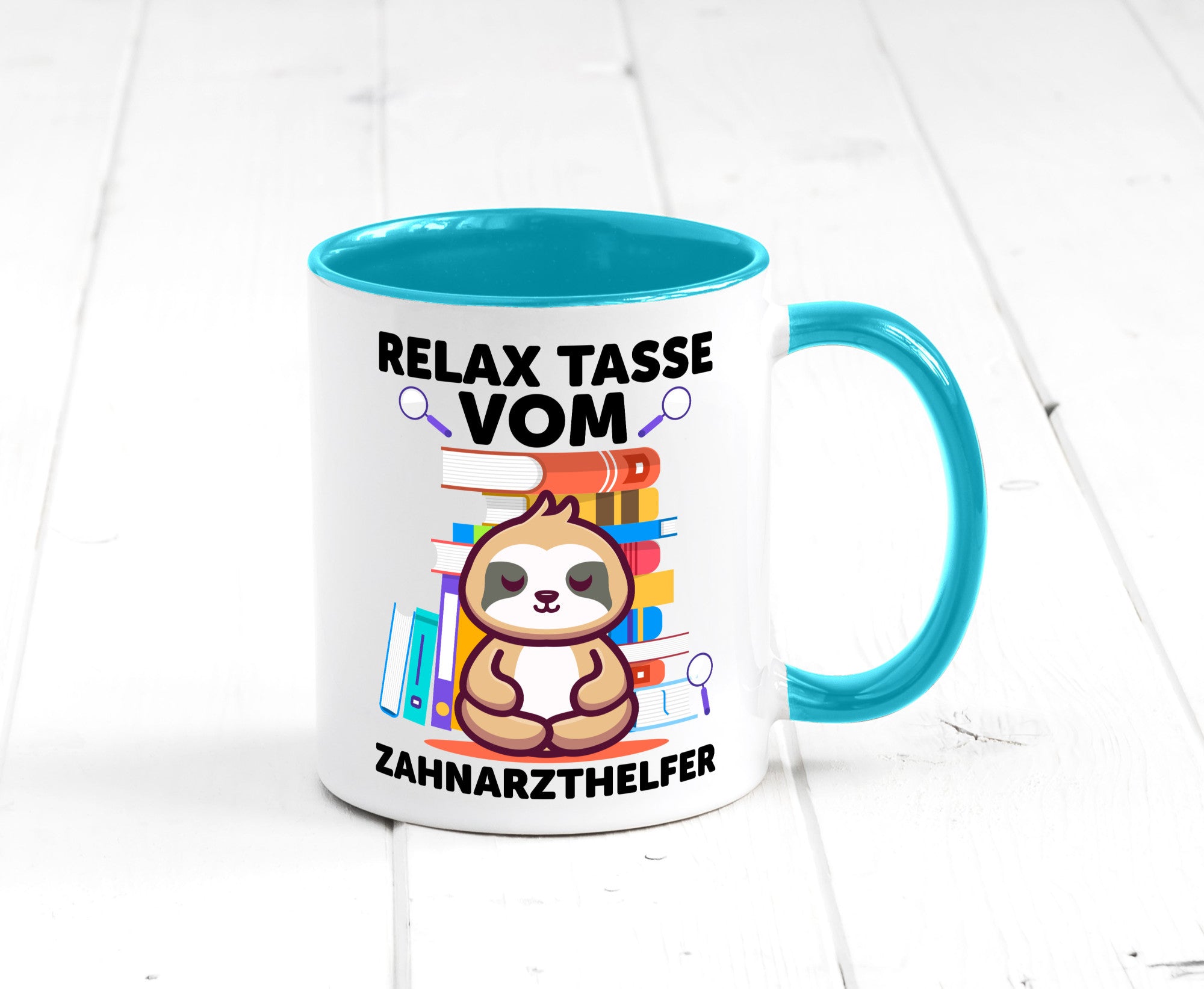 Relax Tasse: Zahnarzthelfer | Zahnmedizin lustig Humor Geschenkidee Geschenk