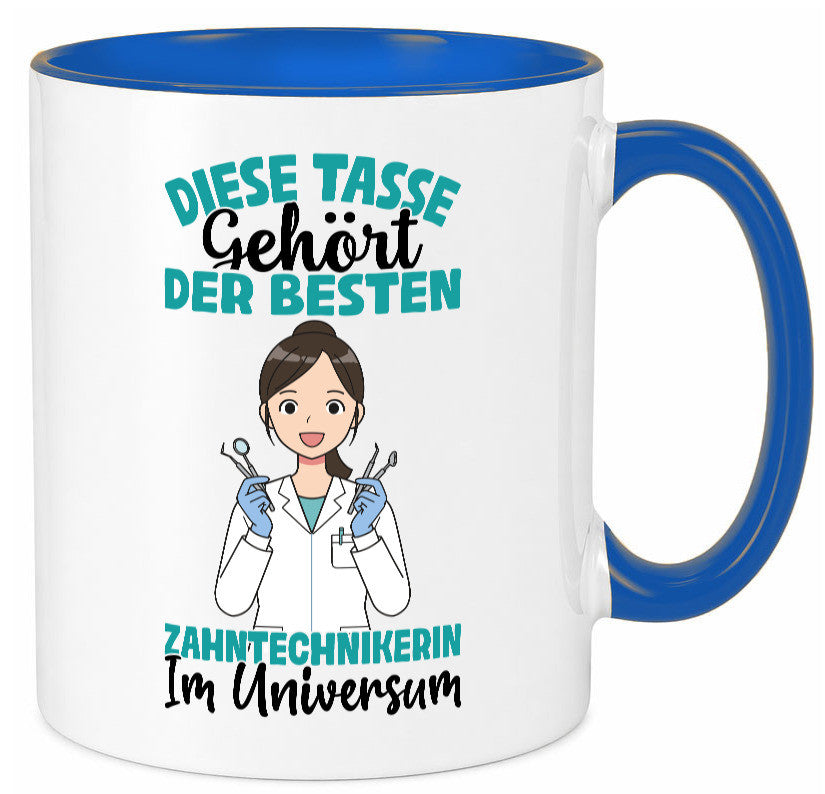Im Universum: Zahntechnikerin | Zahnmedizin Humor Geschenkidee Tasse