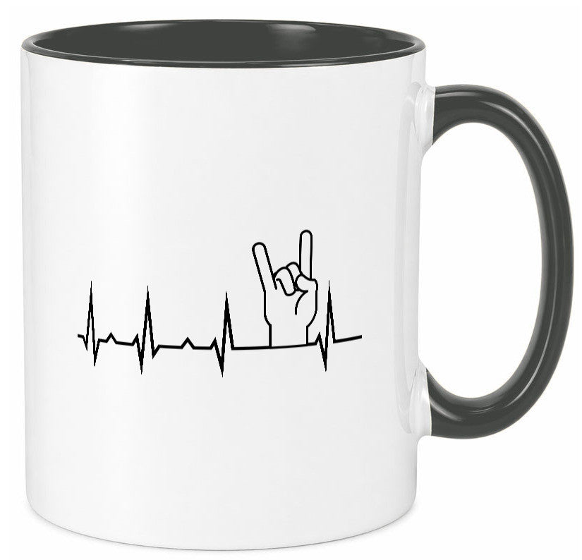 Heavy Metal Motiv | Rocker Musiker Rock Musik Geschenk Humor Geschenkidee Tasse