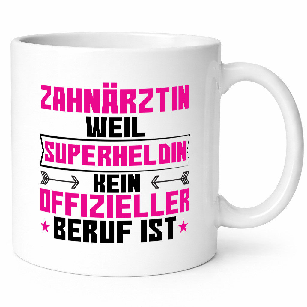 Superheldin Zahnärztin | Zahnmedizin Beruf Geschenkidee Arbeit Kollegen Büro
