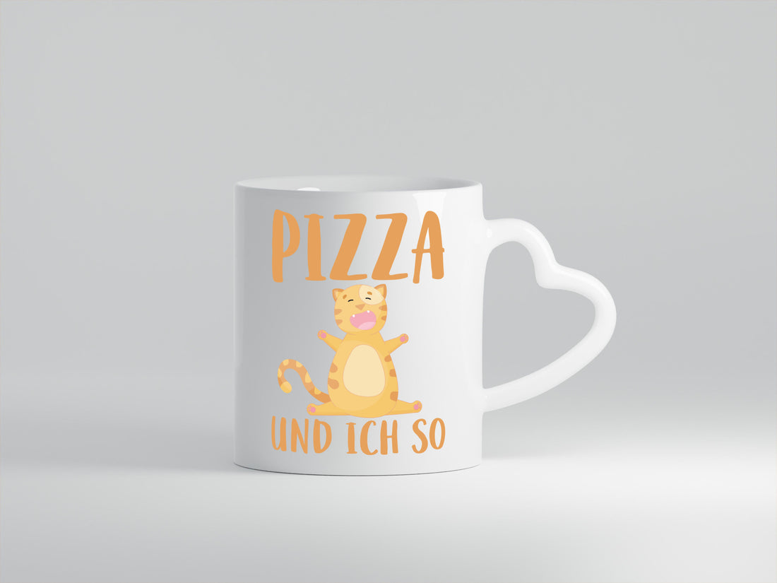 Pizza und ich so Geschenk Humor Geschenkidee lustiger Spruch Tasse