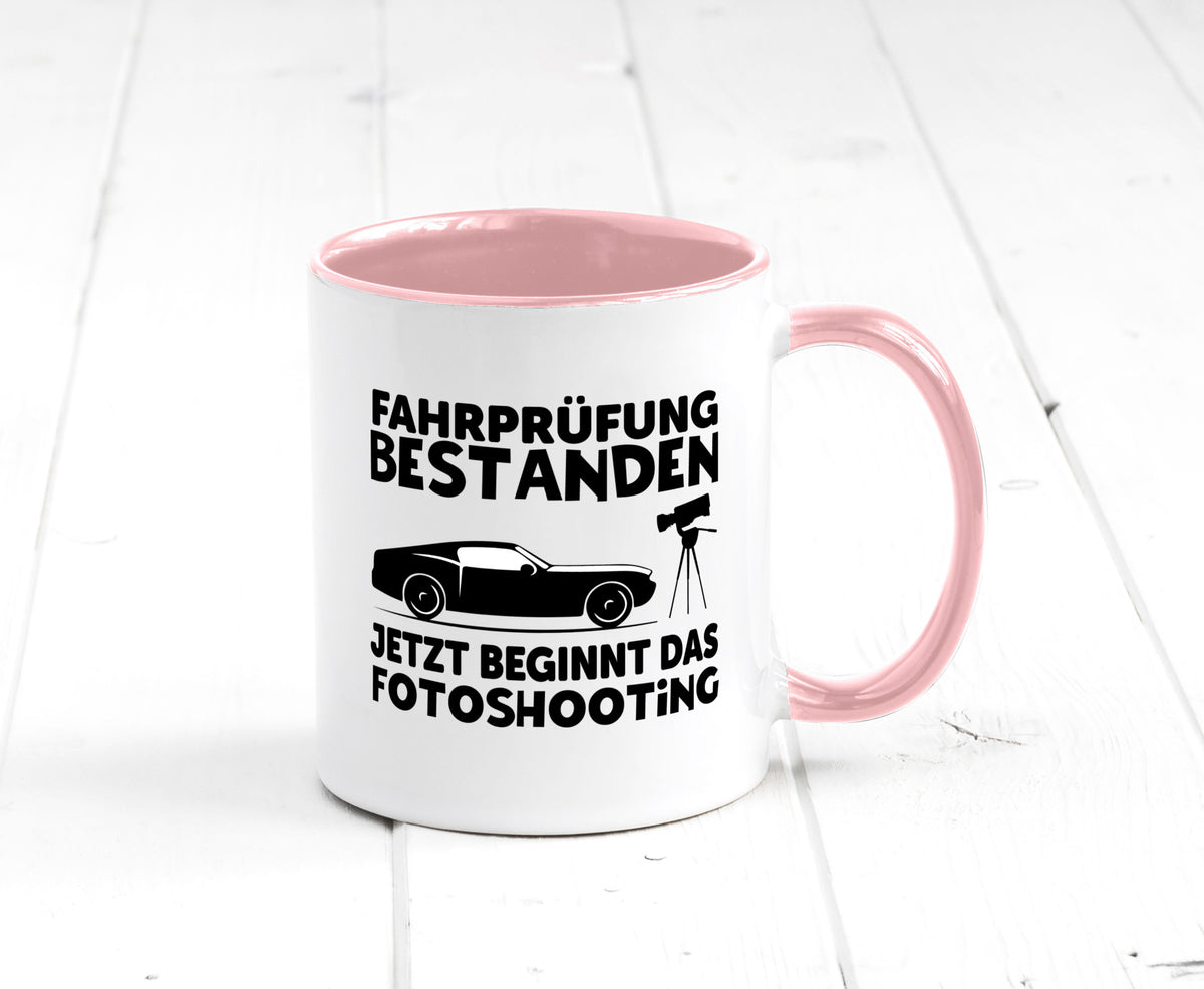 Fahrprüfung bestanden | Autofahren Führerschein Geschenk Humor Geschenkidee Tasse