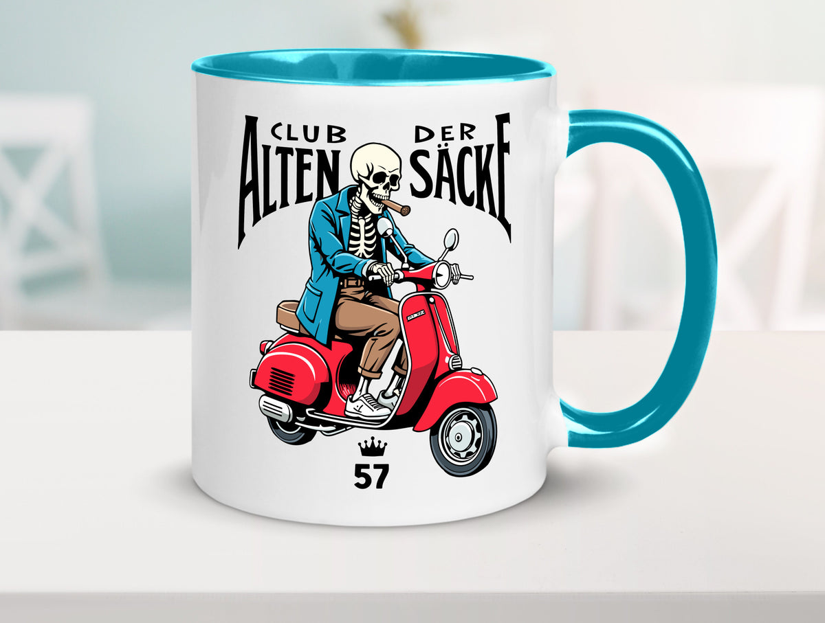 57. Geburtstag | 57 Jahre Club der alten Säcke v2 Geschenk Geschenkidee Tasse
