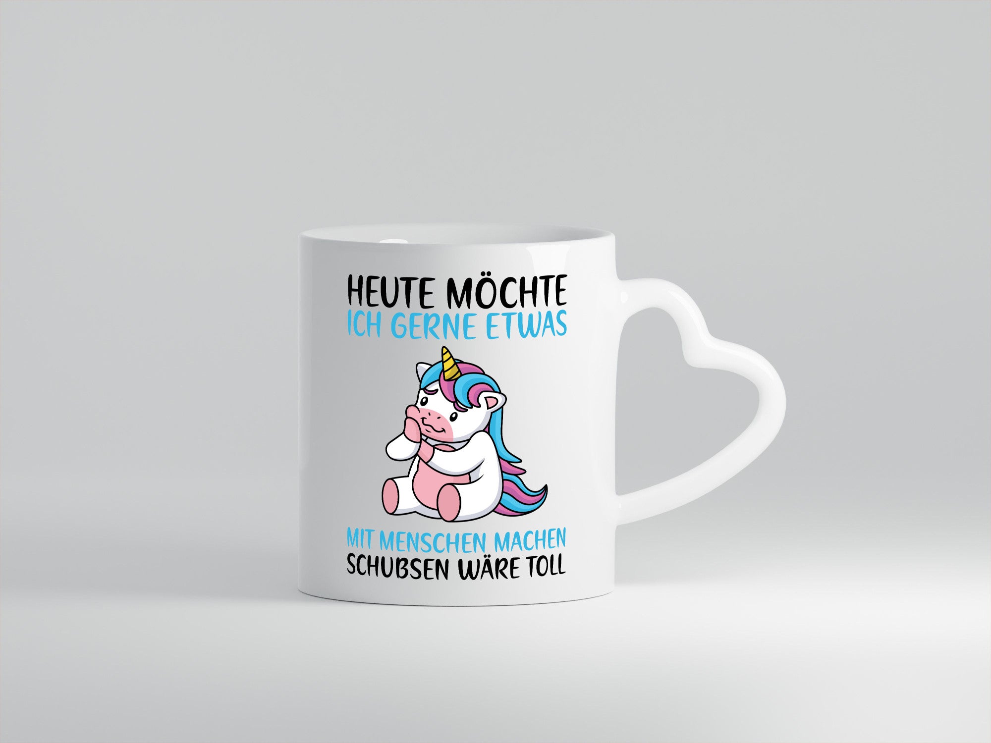 Want to do things with people | cute unicorn saying humor gift idea mug