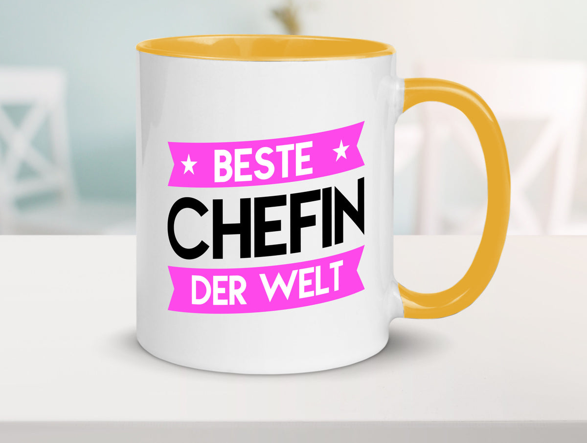 Beste Chefin | Führungskraft Vorgesetzte Humor Arbeit Kollegen Büro Tasse