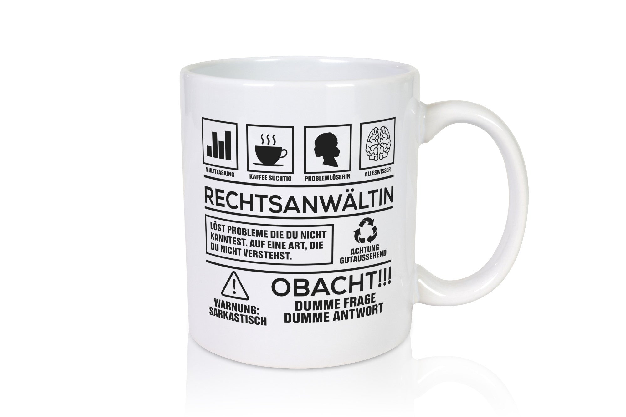 Achtung Probleme Rechtsanwältin | Jurstin Anwältin lustiger Spruch Geschenk