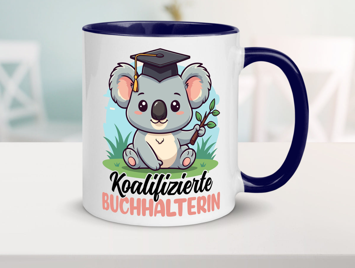 Koalifizierte Buchhalterin | Buchhaltung Humor Geschenk Geschenkidee lustiger Tasse