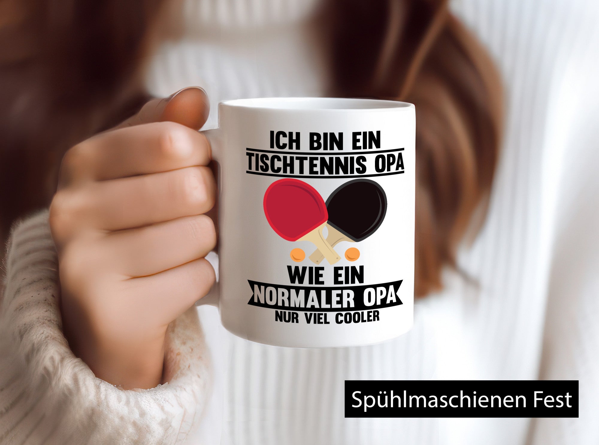 Tischtennis Opa, normal, nur viel cooler | Tennis Humor Familie Geschenkidee