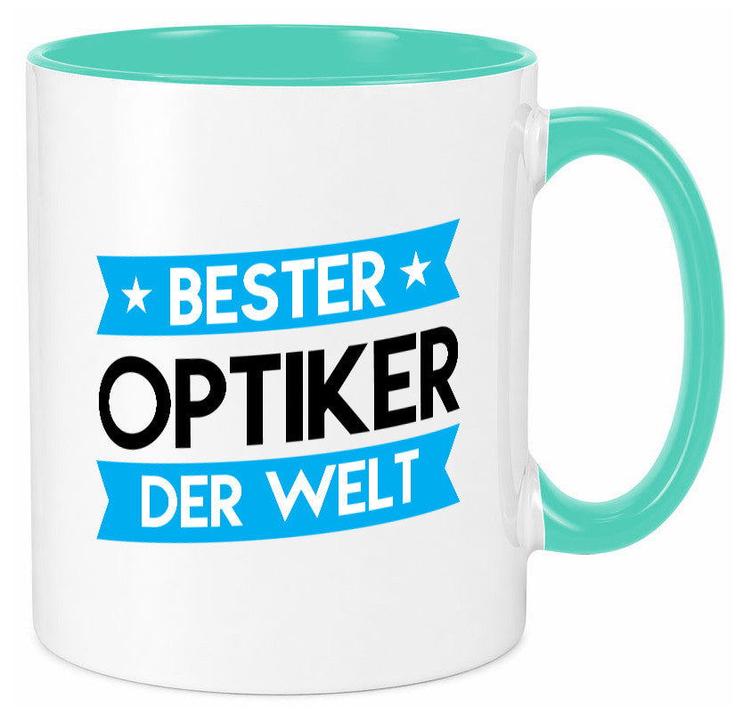 Bester Optiker | Augenoptiker Geschenkidee Humor Tasse