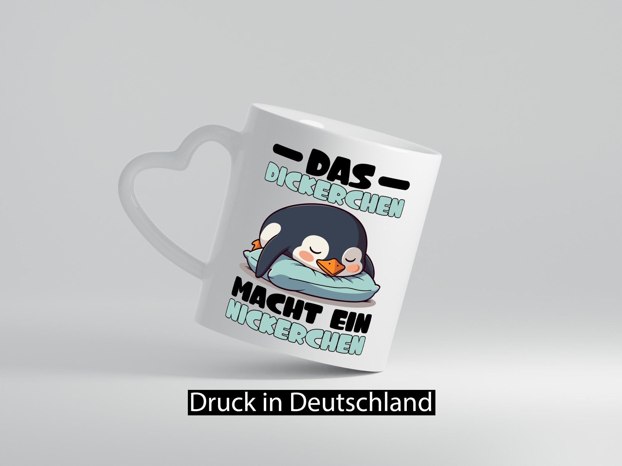 Der Dicke macht ein Nickerchen | Pinguin schläft v2 lustig Humor