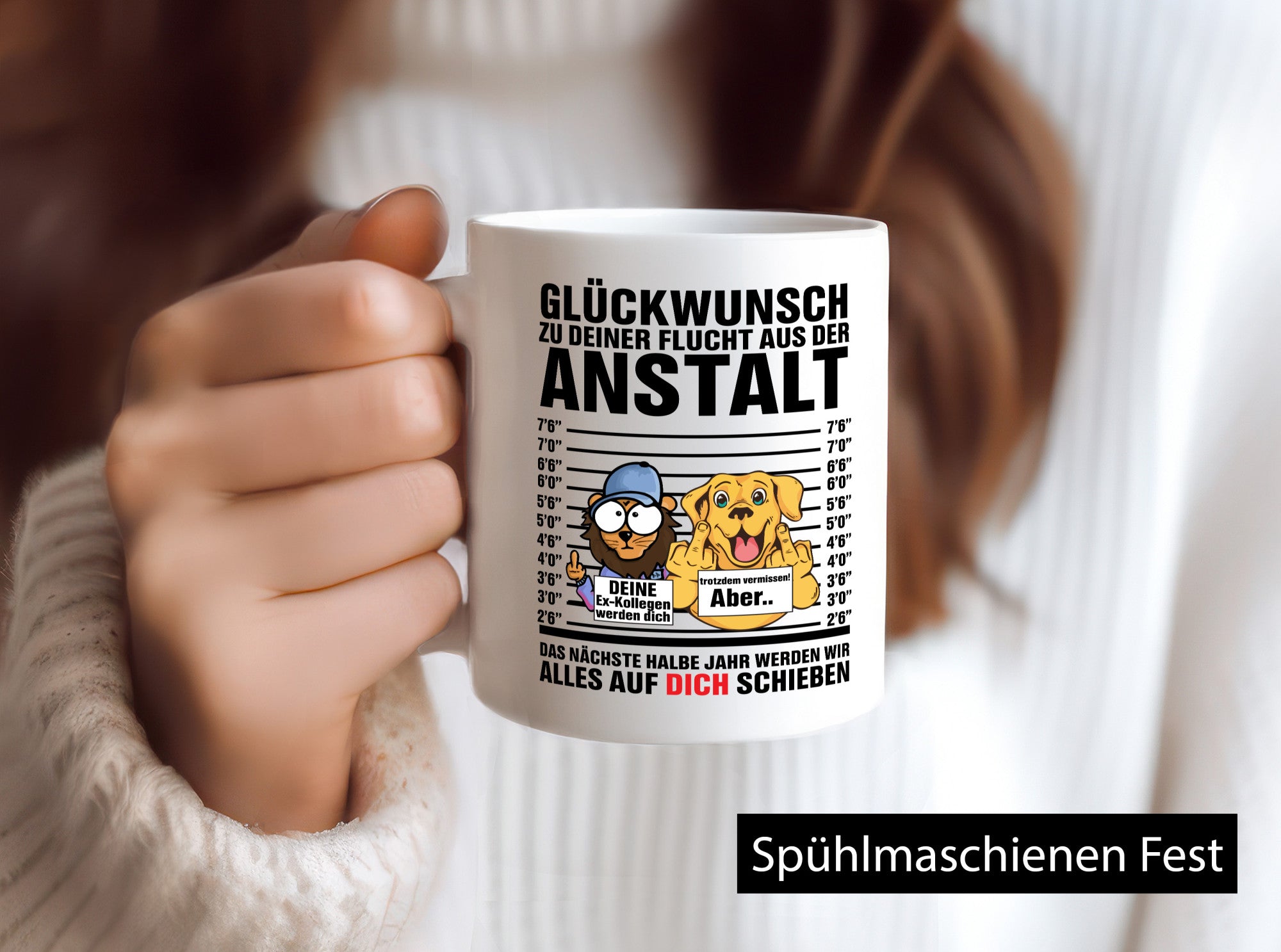 Glückwunsch zu deiner Flucht | Abschiedgeschenk v3 Geschenk Humor Geschenkidee