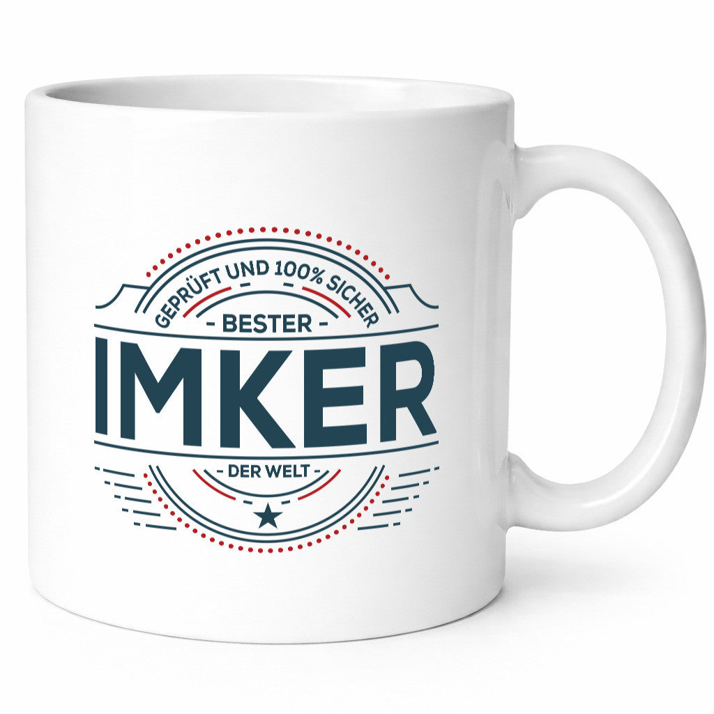 Geprüft und sicher: Imker | Imkerei Lustig Humor Geschenkidee Geschenk Tasse