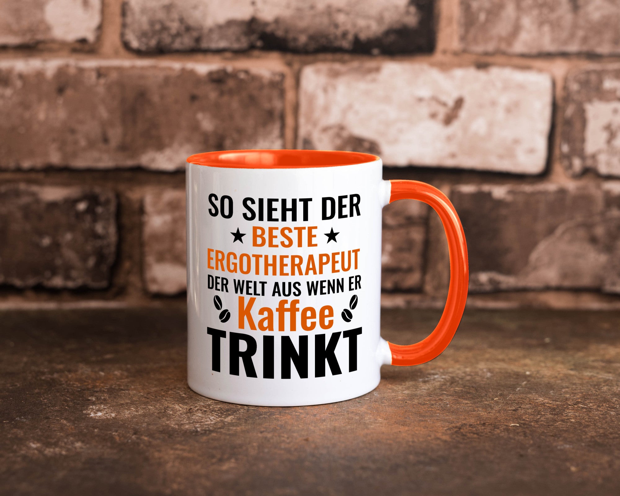 Kaffee trinkt: Ergotherapeut | Ergotherapie lustig Humor Geschenkidee Geschenk